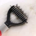 thumbnail image 6 of Tebru Pet 2 Sided Professional Knot Comb Brush Dog Cleaning Hair Removal Combs Grooming Tool, Pet Professional Comb, Pet Knot Comb, 6 of 8
