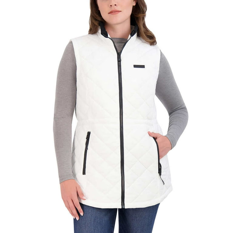 Nautica Ladies Quilted Anorak Vest Blossom Medium