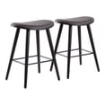 thumbnail image 1 of Tabouret à hauteur de comptoir Saddle de LumiSource, Ensemble de 2, 1 of 8