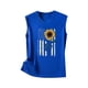 thumbnail image 4 of Camiseta holgada sin mangas con cuello redondo y estampado informal de verano para mujer Pompotops  lopia993469, 4 of 5