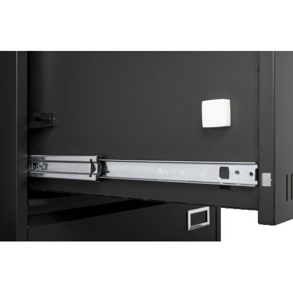 White Filing Cabinets with Lock, Filing Cabinet Lateral File Cabinet 3 Drawer, Locking Metal File Cabinets Three Drawer Office Cabinet for Legal/Letter/A4/F4 Home Office