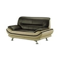 thumbnail image 4 of AE709-MA-LG-LS Burgundy and Khaki (Tan) Color With Love Seat Faux Leather, 4 of 4