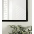 thumbnail image 4 of Kate and Laurel Caskill Modern Arch Wall Mirror, 36 x 24. Black, Wide Framed Mirror for Wall Decor, 4 of 8