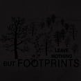 thumbnail image 3 of CafePress - Leave Nothing But Footprints Women's Dark T Shirt - Women's Traditional Fit Dark T-Shirt, 3 of 4