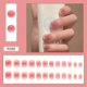 thumbnail image 1 of [Pegamento Libre + Caja] R300-R350 24 Piezas Bailarina Francesa Uñas Falsas Largas Conjunto Con, 1 of 4
