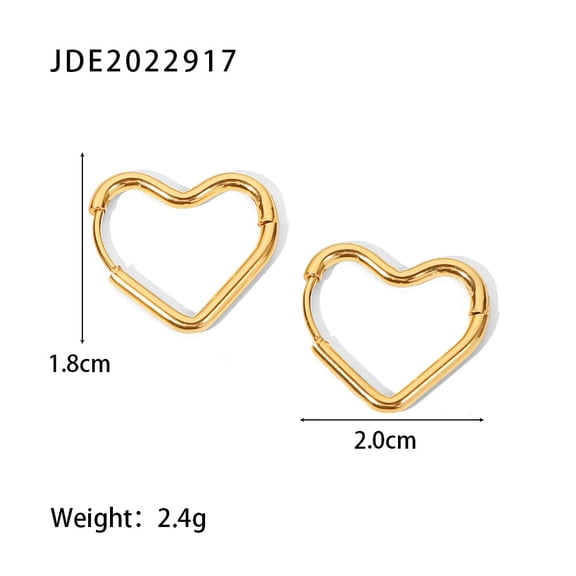 PISONIC 18K Gold Plated Minimalist Geometric Huggies Hoop Earrings, Hoop Earrings for Women Gift