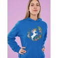 thumbnail image 2 of Magical Unicorn With Flowers  Hoodie Women -Image by Shutterstock, Female Small, 2 of 4