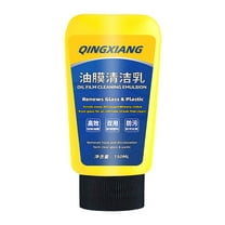Oil Film Cleaning Emulsion, Car Coating Emulsion Oil Film Emulsion Glass Cleaner, Quick Effect Coating Agent Cleaning agent, Remove Car Glass Oil Film for Car Window 150ml