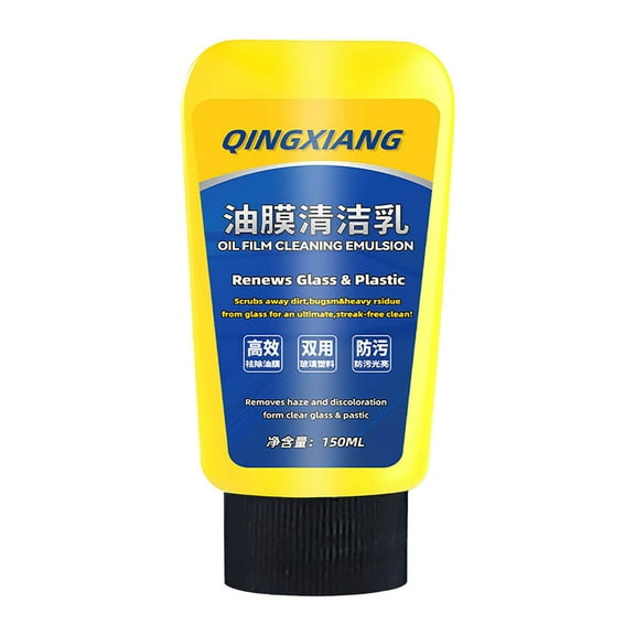WLOELOEW Car Windshield Oil Film Remover Cleaning Lotion 150Ml For Glass Oil Stain Removal Automotive Interior Cleaner