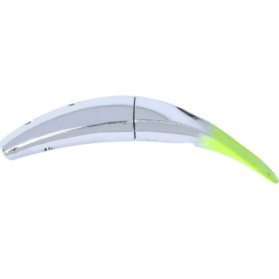 Yakima Bait 3" Spin-N-Fish - Unrigged 2 Pack, Silver/Chartreuse/Glow