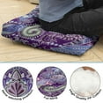thumbnail image 5 of Retro Paisley Floral Pillow&nbsp;– 22x22 Inch Large Floor Cushion, Dutch Velvet, Soft Support for Yoga, Meditation & Tatami Seating (Chic), 5 of 7
