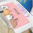 thumbnail image 1 of Pink Sailor Moon Computers Designs Extended Anime Gaming Keyboard Pad Large 31.4x11.8in Gel Rubber Mat Anti-Slip Locking Edge for Desktop PC Laptop (Color : 8), 1 of 3