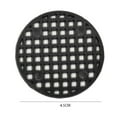 thumbnail image 3 of JoyMoreHome 50PCs 1.8Inch Black Round PP Plastic Flower Pot Hole Mesh Pad Bottom Grid Mat Bonsai Drainage mesh Hole Screens Gasket Prevent Soil Loss Breathable Gasket Drainage Netting, 3 of 4
