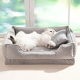 thumbnail image 4 of KMWGRE Indoor Pet Bed for Cats and Small Dogs with - Base and -Soft Comfort Pink S, 4 of 6