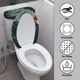 thumbnail image 4 of HELLHERO Christmas Tree Toilet Lid Covers & Toilet Lid Cover and Toilet Tank Lid Cover with Stretch Polyester Fabric for Stretchy Fabric, Stretch Fit, 4 of 8