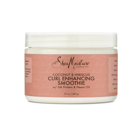 SheaMoisture Coconut & Hibiscus Curl Enhancing Smoothie, 12 (Best Hair Products To Curl Hair)