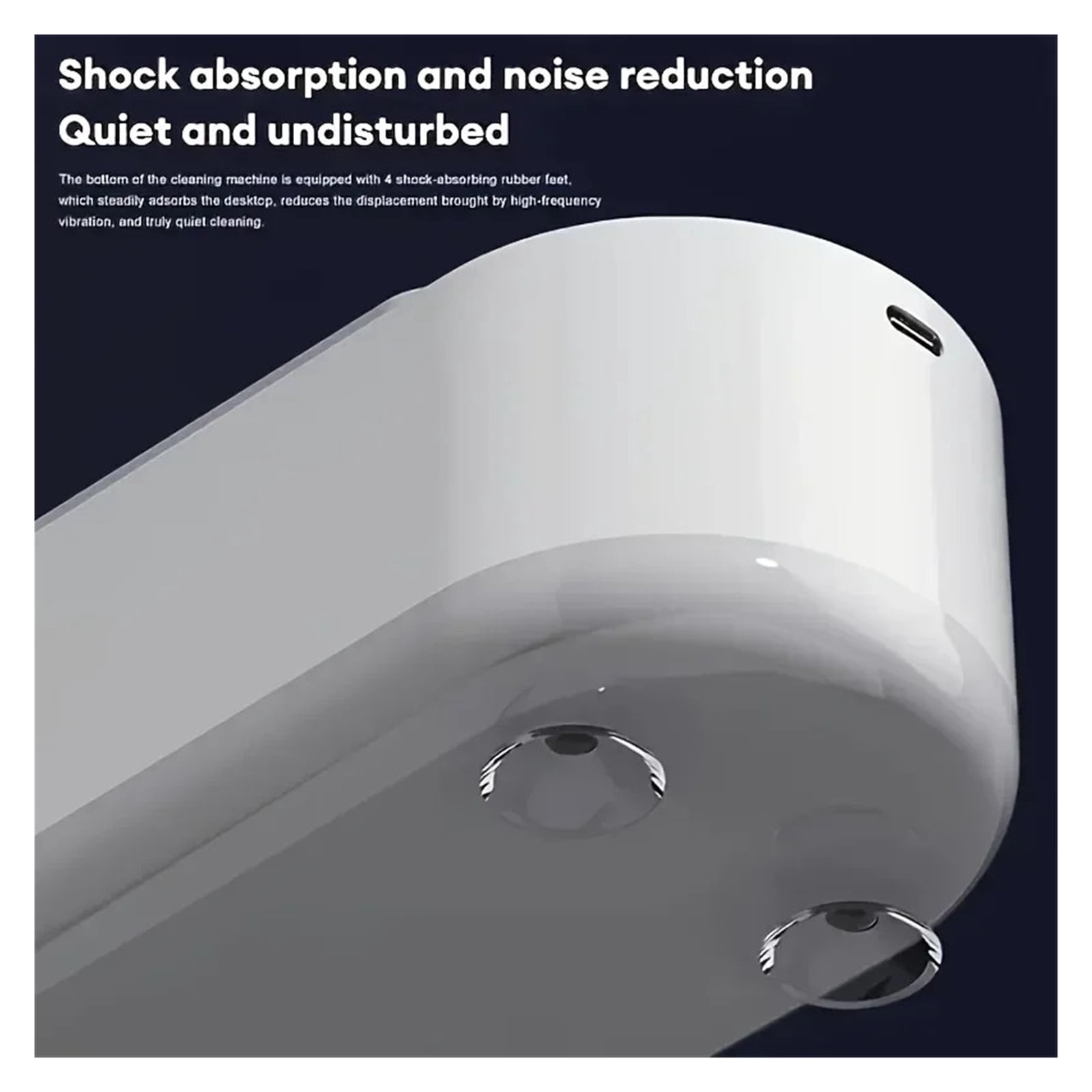 1pc Ultrasonic Eyeglasses Cleaner - Rechargeable USB Device for Jewelry, Glasses, Watches & More