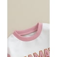 thumbnail image 5 of Cenuakty Baby Girl Fall Romper Cute Letter Embroidery Long Sleeve Round Neck Bodysuit Newborn Playsuit, 5 of 9