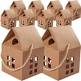 thumbnail image 1 of 10pcs Candy Boxes Party Favors Containers House Shape Gift Boxes Small Gift Cases, 1 of 7