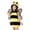 Yellow, variant on Ruyang Kids Sleeveless Hooded Outfit Bumble Bee Plush Striped Animal Jumpsuit Halloween Toddler Dress Up Clothes for Boys Girls