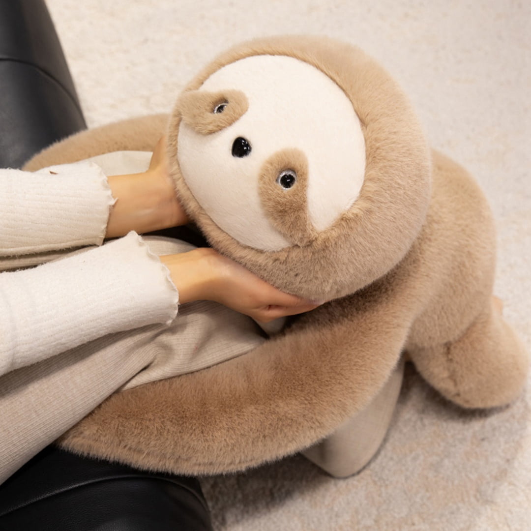 Long Arm Stuffed Animal Weighted Plush Pillow Soft Fluffy Raccoon Koala Sloth Decompression Pillow