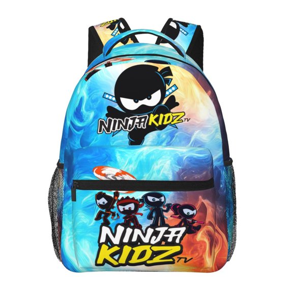 Ninja Kidz Backpack Lightweight Bookbag Casual Daypack For Women Men Travel Laptop Bag Multifunctional Bag