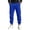 Blue, variant on Dagugfen Men's Sweatpants Drawstring Cinch Bottom Elastic Waisted Full Length Straight Leg Jogger Pants with Pockets(XL,Navy)