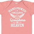 thumbnail image 4 of Inktastic Handpicked for Earth by My Grandma in Heaven Angel Wings Boys or Girls Baby Bodysuit, 4 of 5