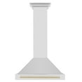 thumbnail image 4 of ZLINE 30 ZLINE Autograph Edition Stainless Steel Range Hood with Stainless Steel Shell and Champagne Bronze Handle (KB4SNZ-30-CB, 4 of 5