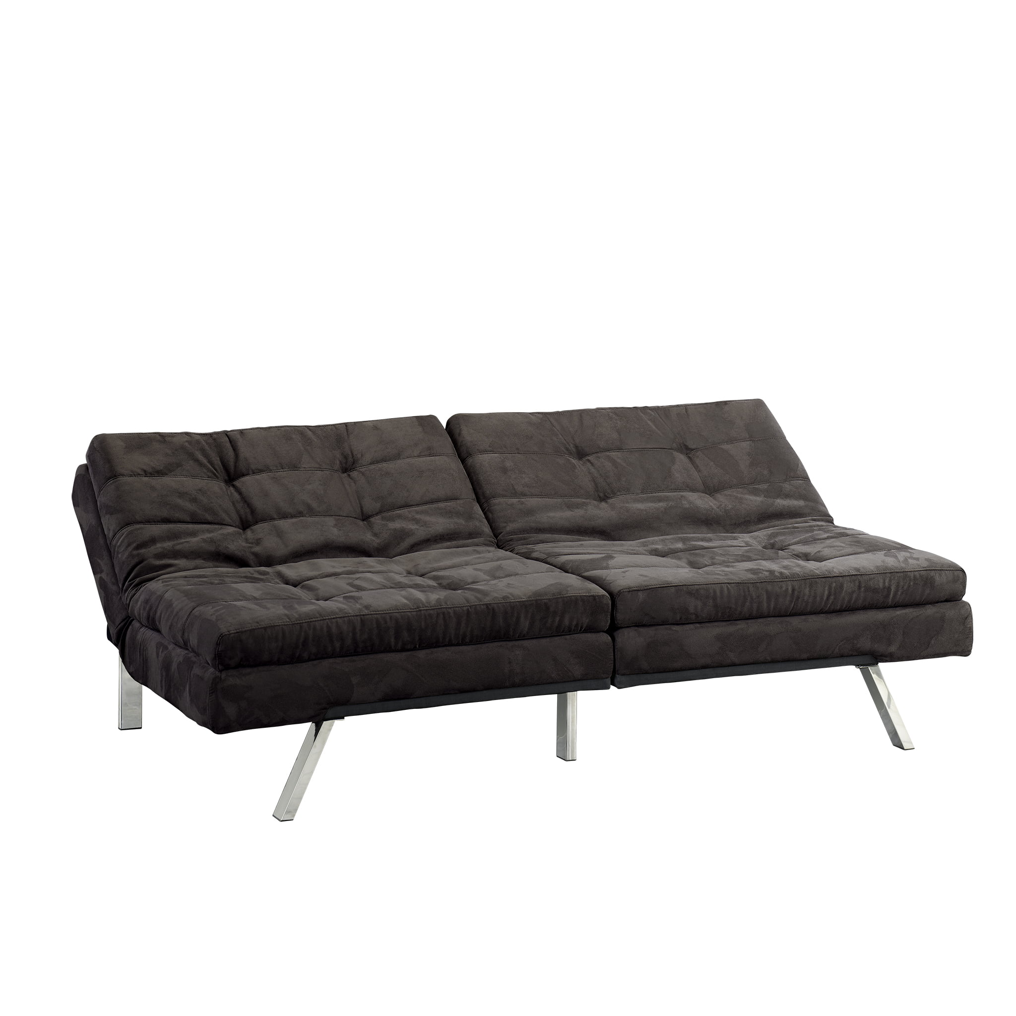 Durant Click Clack Convertible Sofa Microfiber Chocolate - 412787 - Sauder  Furniture