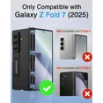 thumbnail image 2 of for Samsung Galaxy Z Fold 7 Case with Hinge Protection, [Built-in Screen Protector] [Adjustable Kickstand] Shockproof Slim Fit All-inclusive Protective Phone Cover for Galaxy Z Fold 7 2025, 2 of 7