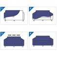 thumbnail image 5 of nipocaio Housse de Canapé Rétro Extensible Exotique Antidérapante pour 1 Place (90-140cm), 5 of 5