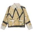 thumbnail image 4 of Jackets for Women Winter Coat Jackets Flannel Stand Collar Jacket(Crown,Size:S-4XL), 4 of 7
