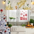 thumbnail image 5 of 2 Pack Valances for Window, Spring Floral Short Curtains for Kitchen Bedroom Living Room, Watercolor Forsythia Flowers Hummingbirds Beige Rod Pocket Small Window Treatment Valance Drapes 60 x 18 Inch, 5 of 8