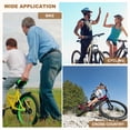 thumbnail image 7 of Uxcell 4 Pack Aluminum Alloy Bike Pegs Anti-Skid Fit 3/8 inch Axles with Circle Green, 7 of 7