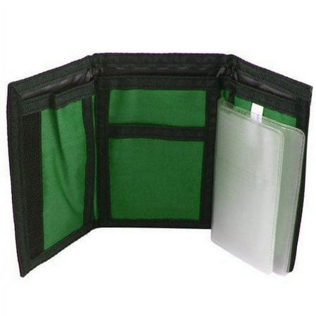 University of North Dakota UND NCAA Fighting Hawks 3x5 Slim Nylon Trifold Wallet for both kids and adults