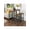 Brown, variant on XC  Bar Table, Narrow Long Bar Table, Kitchen Dining Table, High Pub Table, Sturdy Metal Frame, Industrial Design