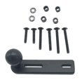 thumbnail image 4 of Base de vástago de horquilla negra para montaje en bicicleta con cabeza esférica para adaptador de montaje en bola, 4 of 5