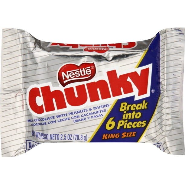 Nestle Chunky Candy Bar, 24 ea