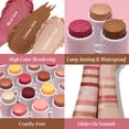 thumbnail image 4 of Maquillaje en barra Trio KIMUSE, crema, colorete e iluminador, 4 of 9