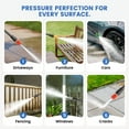 thumbnail image 2 of Electric Pressure Washer, 5000PSI Power Washer with Foam Cannon,4 Nozzles,33FT Hose and Soap Bottle, Car/Driveway/Patio Clean,Blue, 2 of 12