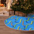 thumbnail image 6 of KLL Colorful Snake Christmas Tree Skirt 48" ,Party Decorations Farmhouse for Christmas Decorations Holiday Party, 6 of 6