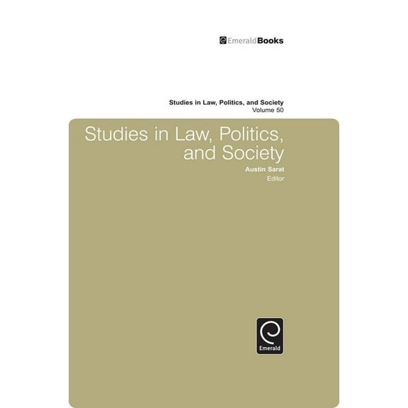 Studies in Law, Politics, and Society Studies in Law, Politics and Society, Book 50, (Hardcover)