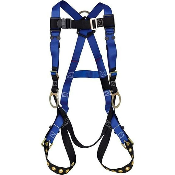 Global Industrial 761315 Contractor 3D Harness Tongue Buckle Legs Universal