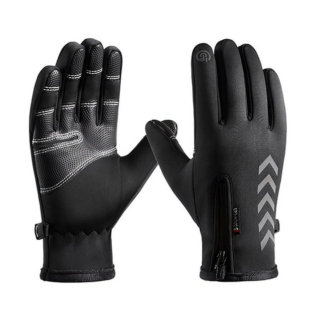 Men's Cold Weather Gloves, Thermal Ski Gloves with Touchscreen Compatibility