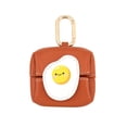 thumbnail image 1 of Monedero con forma de tortilla, cartera plegable de piel sintética, minimonedero para mujeres y niñas, lindo monedero con llavero y broche, 1 of 3