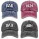 thumbnail image 3 of Dad Mom Hats 3D Embroidered Vinatge Casual Hat for Women Men Baseball Caps Gift for Mom Dad Parents, 3 of 4