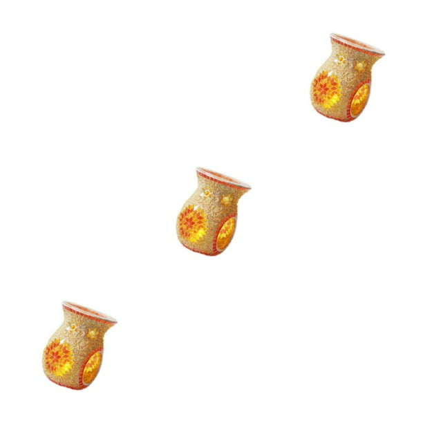 Moyic Mosaic Glass Oil Burner Candle Holder Home Wax Melt Decor Type1 NO1