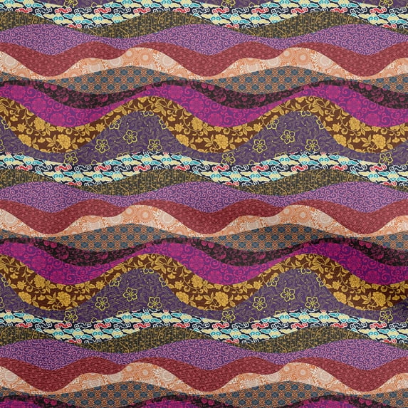 oneOone Cotton Cambric Plum Fabric Floral Diy Clothing Quilting Fabric Print Fabric By Yard 56 Inch Wide