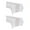 Platinum, variant on 2Pcs Plastic Tablecloths for Rectangle Tables Gold Dot Confetti Table Covers Waterproof Disposable White Party Tablecloth Decorations for Birthday Party Wedding